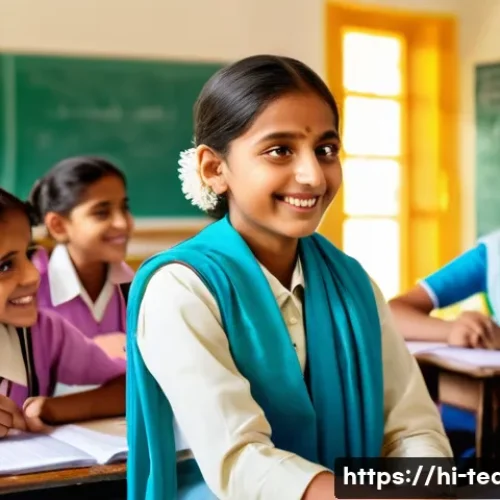 교사 교육 이론 학습법 - A vibrant classroom scene in an Indian school setting, featuring a diverse group of Hindi-speaking s...